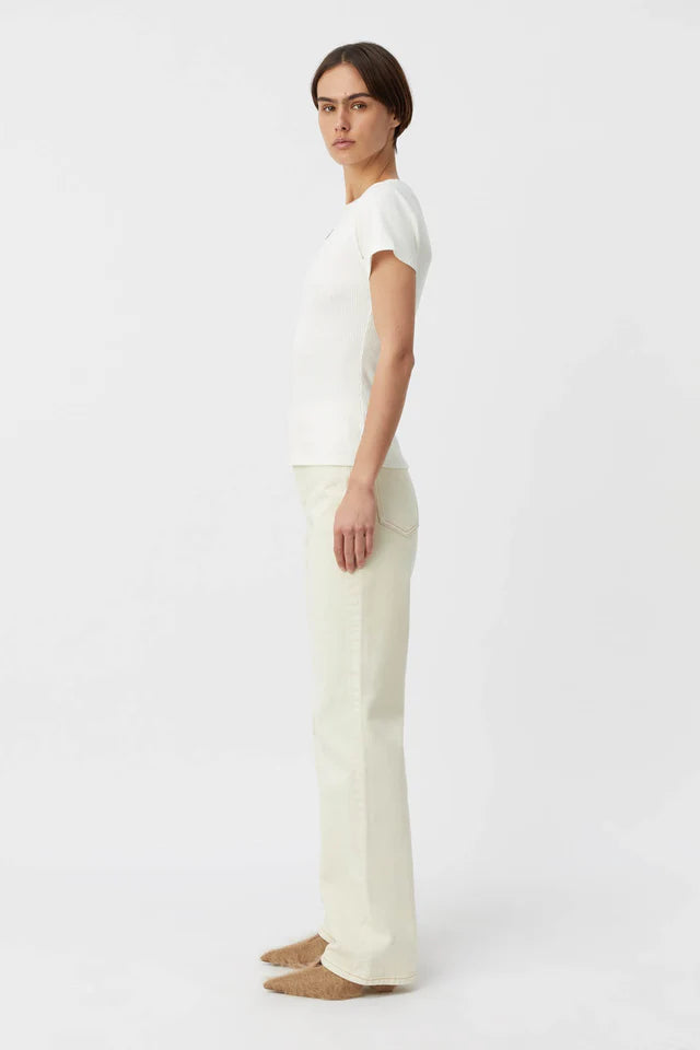 Camilla and Marc Nora Scoop Neck Tank in Soft White