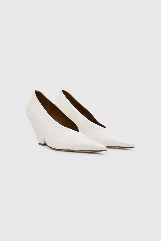 Camilla and Marc Rhys Pump in White