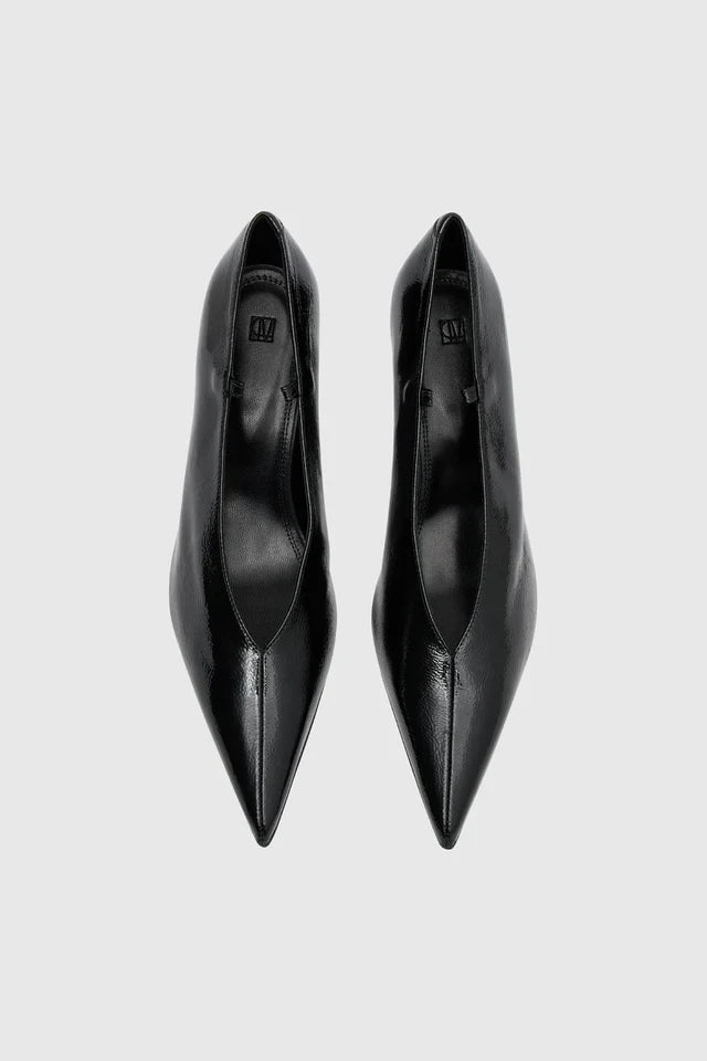 Camilla and Marc Rhys Patent Pump in Black