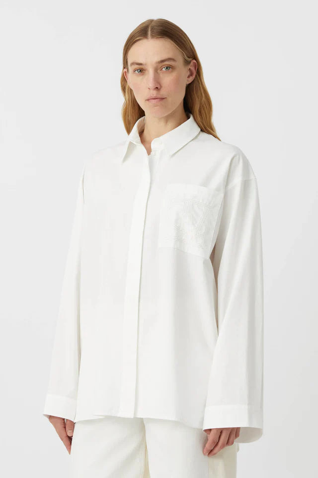 Camilla and Marc Winslow Shirt in Soft White