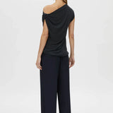 Camilla and Marc Ando Top in Dusty Blue