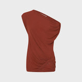Camilla and Marc Ando Top in Terracotta