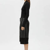 Camilla and Marc Ashlar Knit Bodysuit in Black