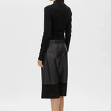 Camilla and Marc Ashlar Knit Bodysuit in Black