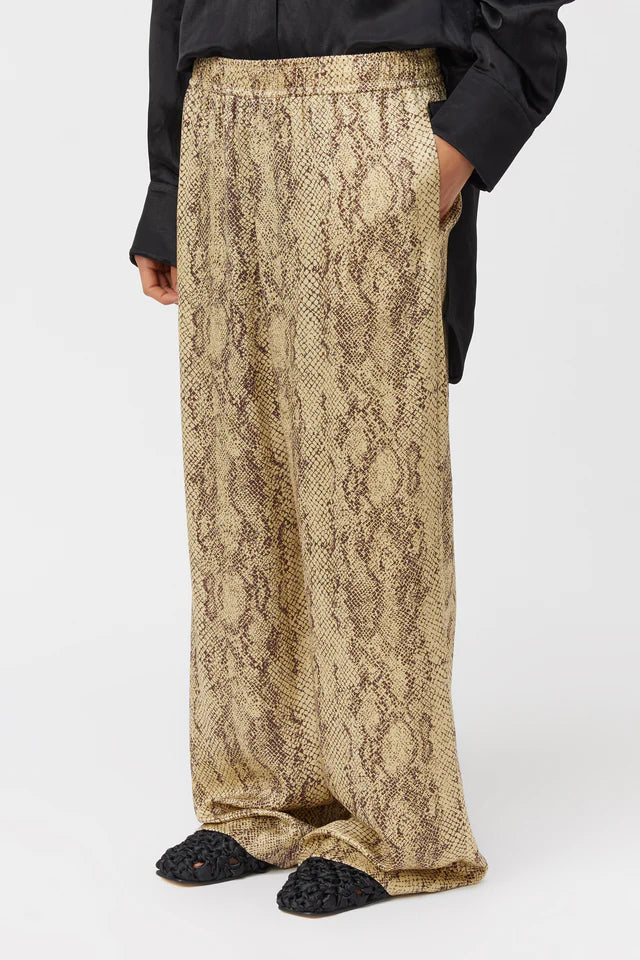 Camilla and Marc Barbican Pant in Snake Print