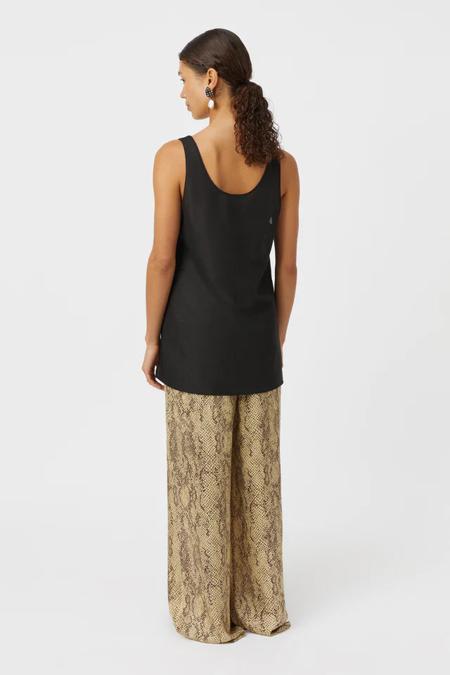 Camilla and Marc Barbican Pant in Snake Print