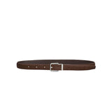 Camilla and Marc Blake Pony Belt in Chocolate and Silver
