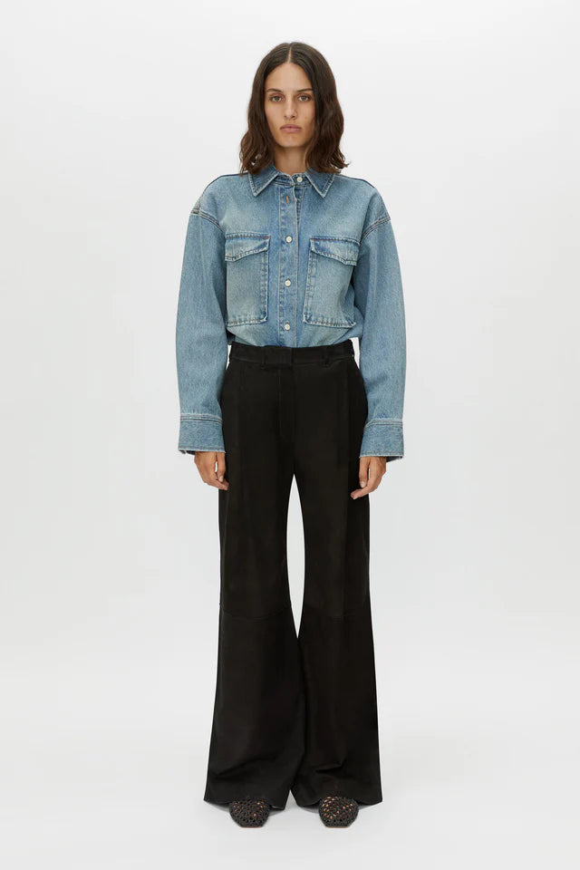 Camilla and Marc Blanca Denim Shirt in Light Vintage Wash