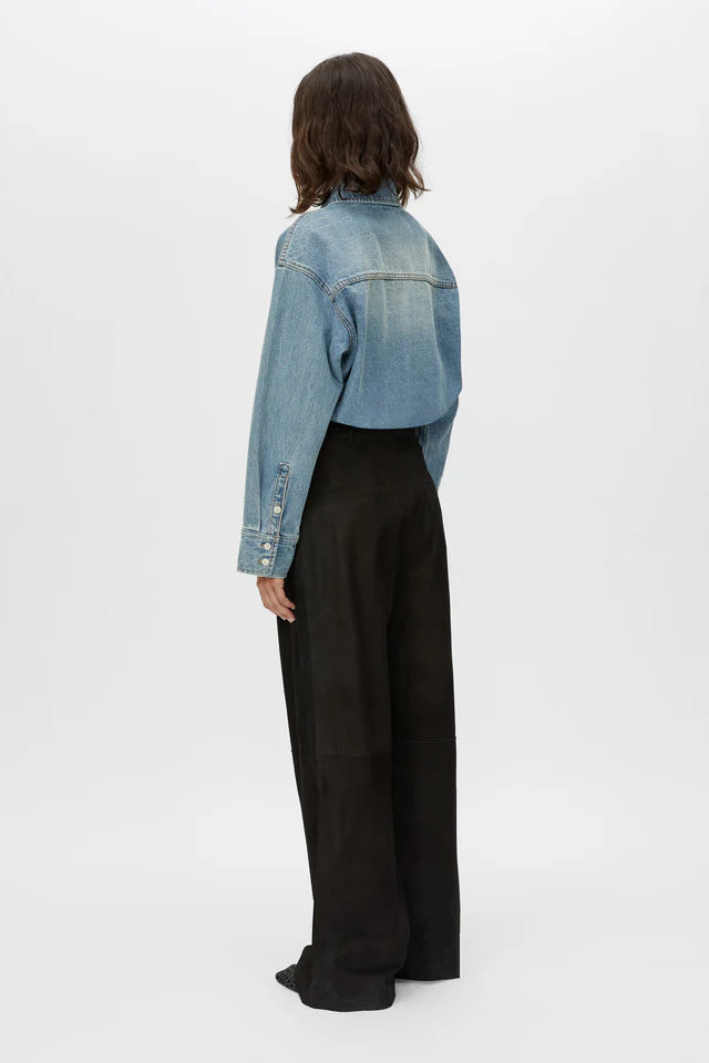 Camilla and Marc Blanca Denim Shirt in Light Vintage Wash