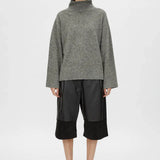 Camilla and Marc Breccia Knit Sweater in Khaki Twill