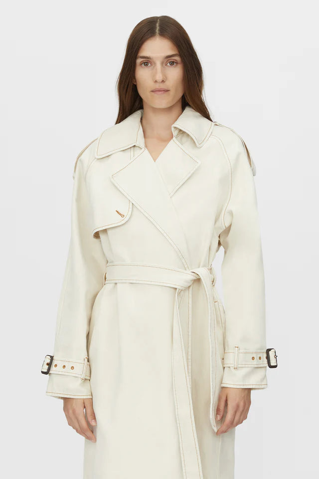 Camilla and Marc Calyx Denim Coat in Light Stone Wash