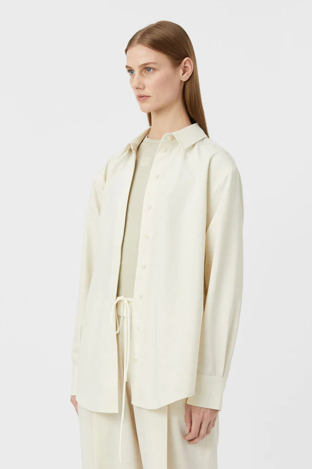 Camilla and Marc Carlisle Overshirt in Ivory Marle