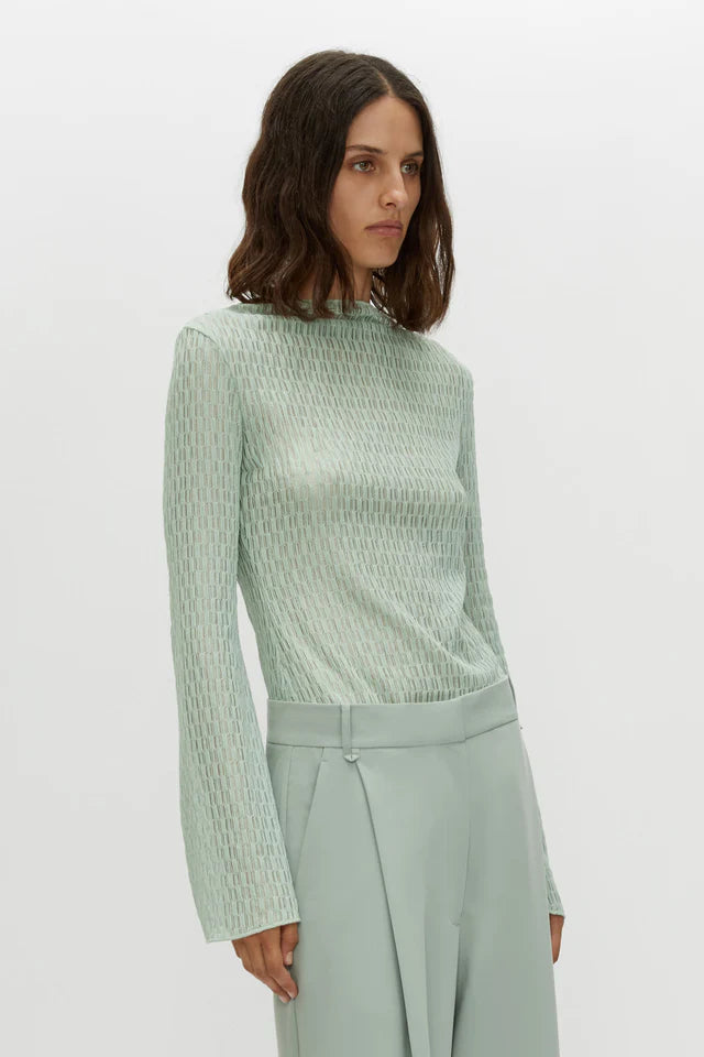 Camilla and Marc Davana Top in Sage Green