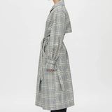 Camilla and Marc Delta Plaid Trench in Khaki Plaid