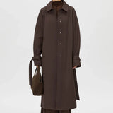 Camilla and Marc Dia Car Coat in Bitter Chocolate