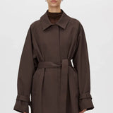 Camilla and Marc Dia Car Coat in Bitter Chocolate