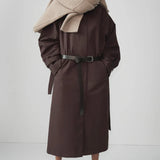 Camilla and Marc Dia Car Coat in Bitter Chocolate