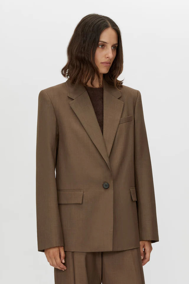 Camilla and Marc Emmett Blazer in Coffee