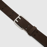 Camilla and Marc Landon Suede Belt in Chocolate