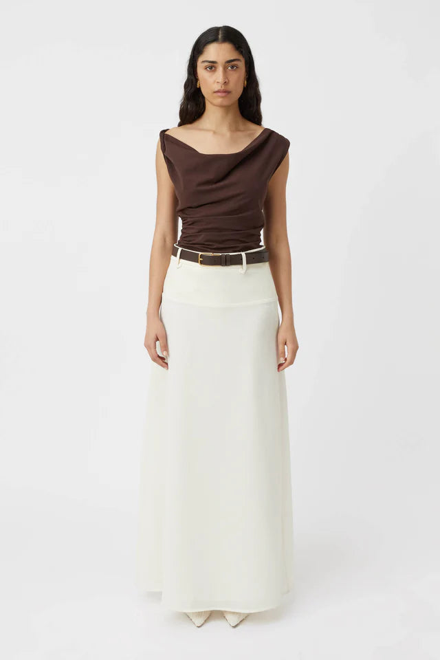 Camilla and Marc Mara Top in Chestnut