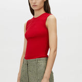 Camilla and Marc Nora Crew Tank in Ruby Red