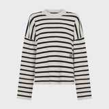 Camilla and Marc Oscar Knit Sweater in Cream Stripe