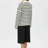 Camilla and Marc Oscar Knit Sweater in Cream Stripe