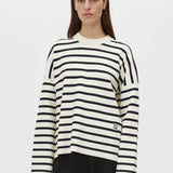 Camilla and Marc Oscar Knit Sweater in Cream Stripe