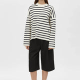 Camilla and Marc Oscar Knit Sweater in Cream Stripe