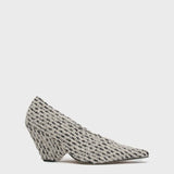 Camilla and Marc Rhys Braided Pump in Cream and Black