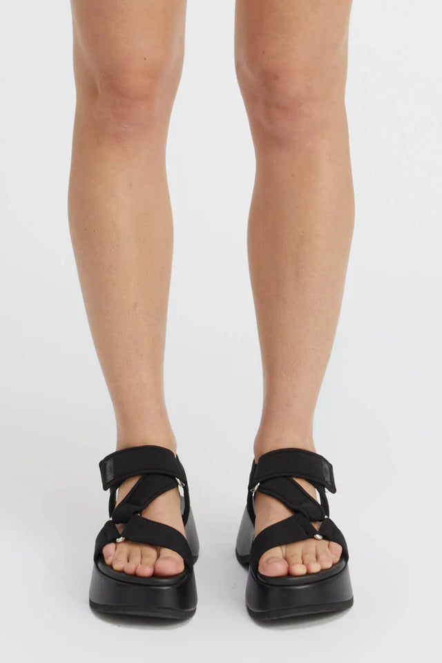 Camilla and Marc Romy Hiking Sandal in Black