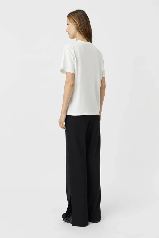 Camilla and Marc Stowe Tee in Soft White