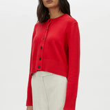 Camilla and Marc Tori Knit Cardigan in Scarlet