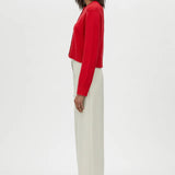 Camilla and Marc Tori Knit Cardigan in Scarlet