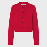 Camilla and Marc Tori Knit Cardigan in Scarlet
