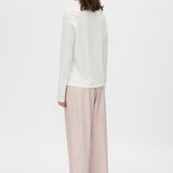 Camilla and Marc Vector Crop Pant in Mauve Pink Melange