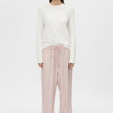 Camilla and Marc Vector Crop Pant in Mauve Pink Melange