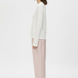 Camilla and Marc Vector Crop Pant in Mauve Pink Melange