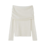 Almada Cara Off Shoulder Top in Cream