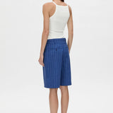 Camilla and Marc Alberto Short in Blue White Stripe