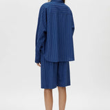 Camilla and Marc Alberto Shirt in Blue White Stripe