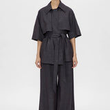 Camilla and Marc Antony Short Trench in Denim Navy