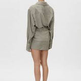 Camilla and Marc Illias Skirt in Ash Stripe