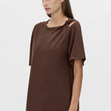 Camilla and Marc Juno Knot Tee Dress in Chocolate