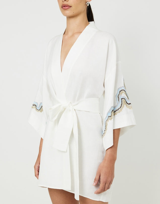 Camilla and Marc Serene Kimono Dress in Cream