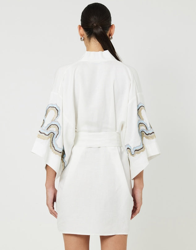 Camilla and Marc Serene Kimono Dress in Cream