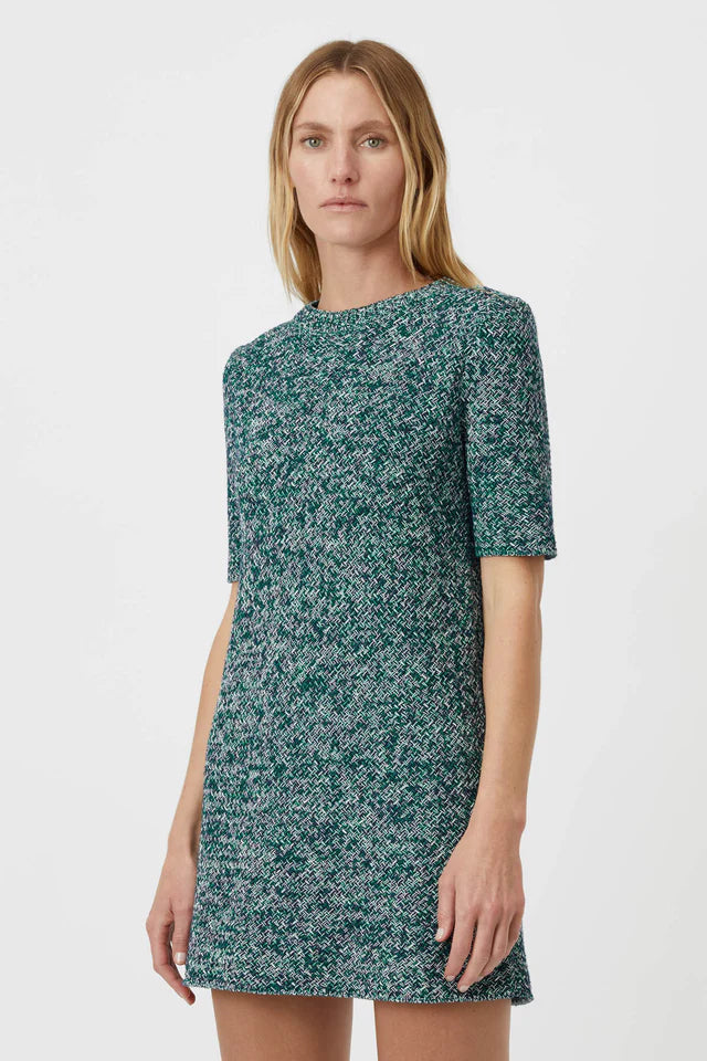 Camilla and Marc Eclipse Knit Dress in Emerald