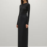 A Emery Charlie Top Metallic in Metallic Black