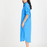 LMND Chiara Maxi Dress in Ink Blue