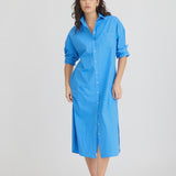 LMND Chiara Maxi Dress in Ink Blue